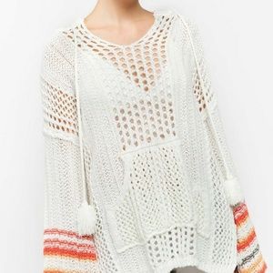 White Crochet Swim Cover Up